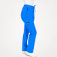 Pantalón Clínico para Mujer Modelo Cargo Antifluido Elasticado Azul Vibes  - Miniatura 5