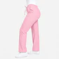 Pantalón Clínico para Mujer Modelo Cargo Antifluido Elasticado Rosado - Miniatura 4
