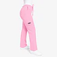 Pantalón Clínico para Mujer Modelo Cargo Antifluido Elasticado Rosado - Miniatura 1