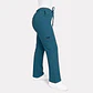 Pantalón Clínico para Mujer Modelo Cargo Antifluido Elasticado Verde petróleo - Miniatura 1