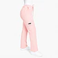 Pantalón Clínico para Mujer Modelo Cargo Antifluido Elasticado Damasco - Miniatura 1