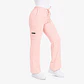 Pantalón Clínico para Mujer Modelo Cargo Antifluido Elasticado Damasco - Miniatura 3