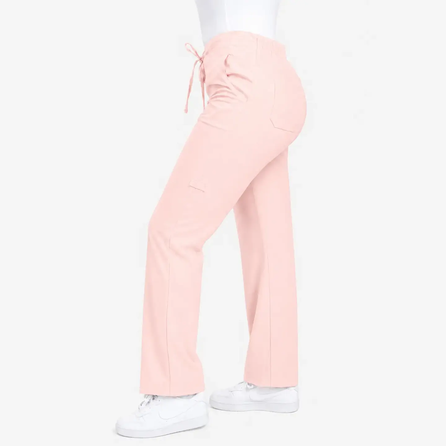 Pantalón Clínico para Mujer Modelo Cargo Antifluido Elasticado Damasco 4