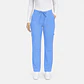 Pantalón Clínico para Mujer Modelo Cargo Antifluido Elasticado Celeste - Miniatura 2