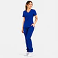 Conjunto Clínico Hana Azul Rey para Mujer | Blusa Hana + Pantalón Hana Recto – Línea Aesthetic - Miniatura 1