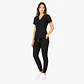 Conjunto Clinico Negro Blusa Hana + Pantalon Jogger  - Miniatura 2
