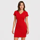 Vestido Clínico Scarlett Rojo Antifluido - Miniatura 1