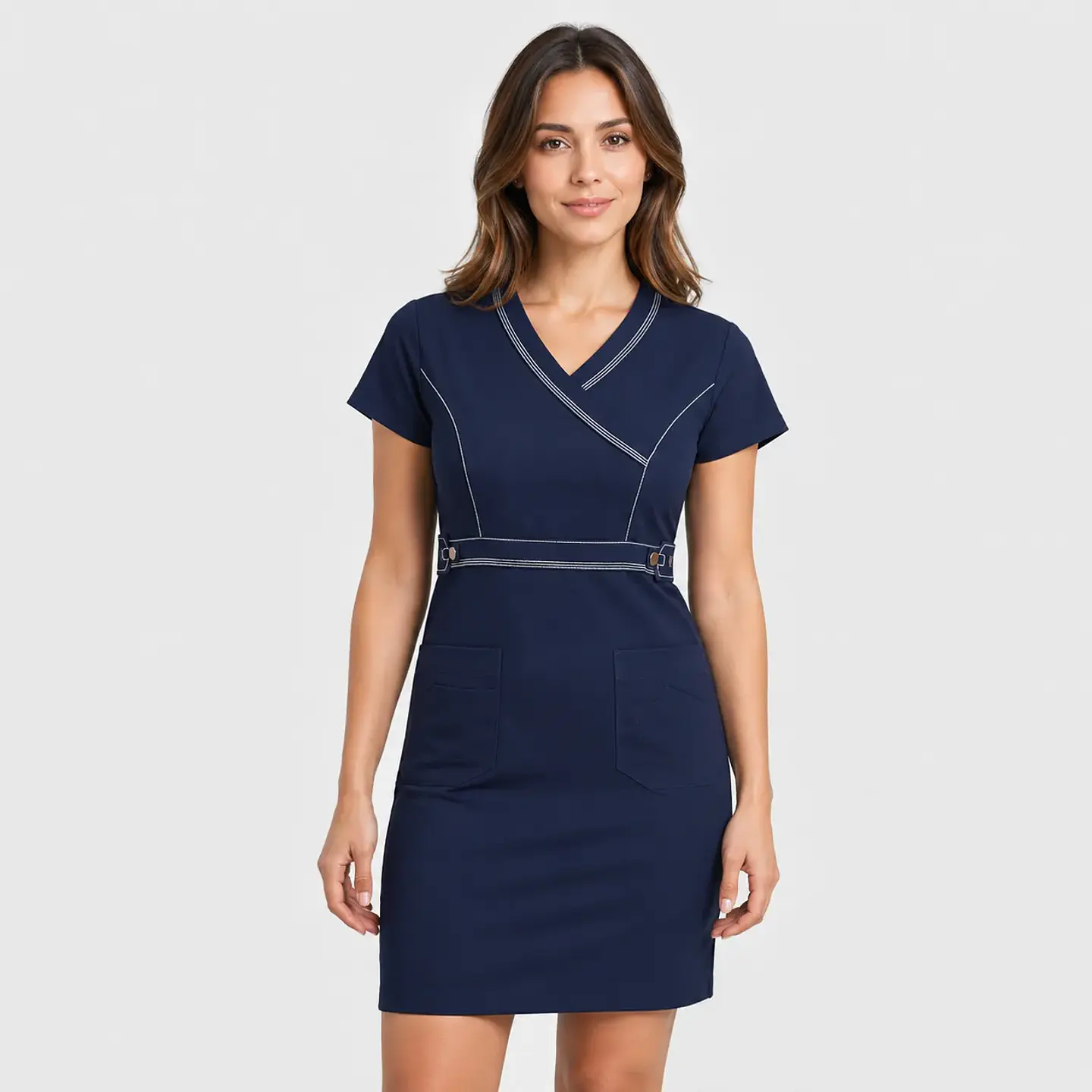 Vestido Clínico Cargo Navy Azul Marino 1