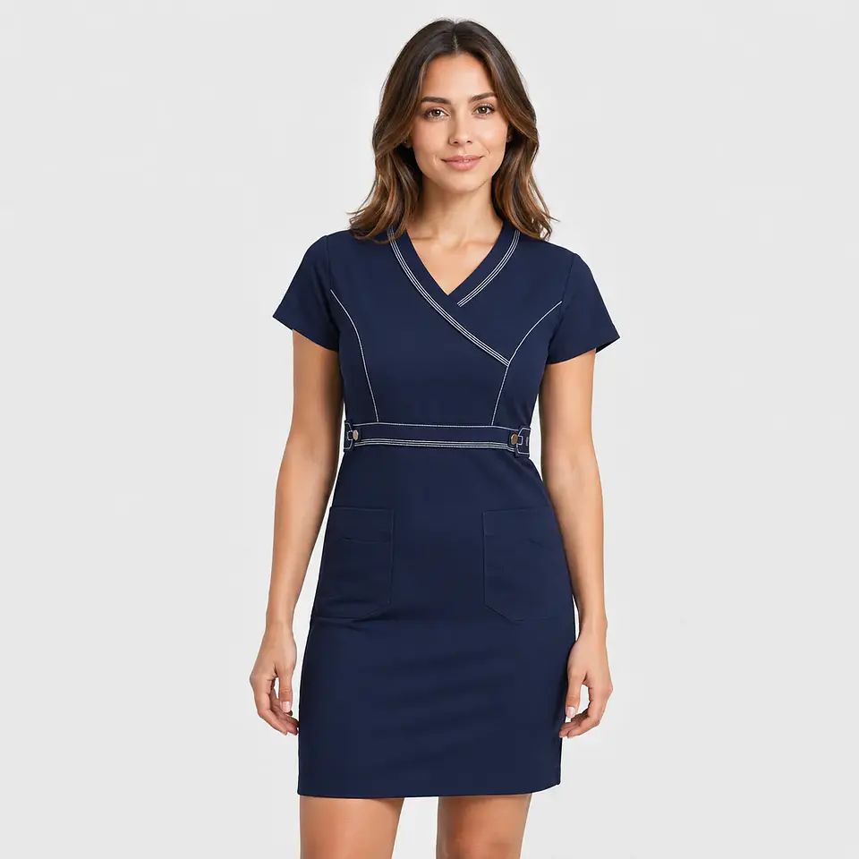 Vestido Clínico Cargo Navy Azul Marino 1