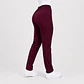 Pantalón Clínico Pitillo Antifluido para Mujer – Burdeo - Miniatura 2