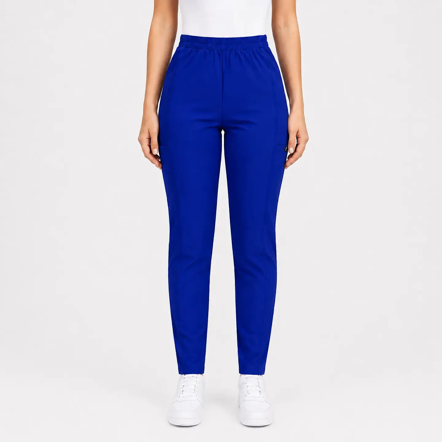 Pantalón Clínico Pitillo Antifluido para Mujer – Azul Rey 3