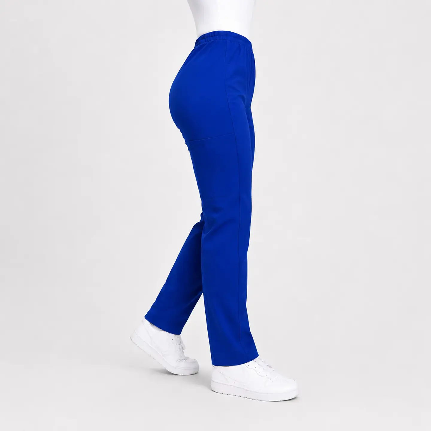 Pantalón Clínico Pitillo Antifluido para Mujer – Azul Rey 4