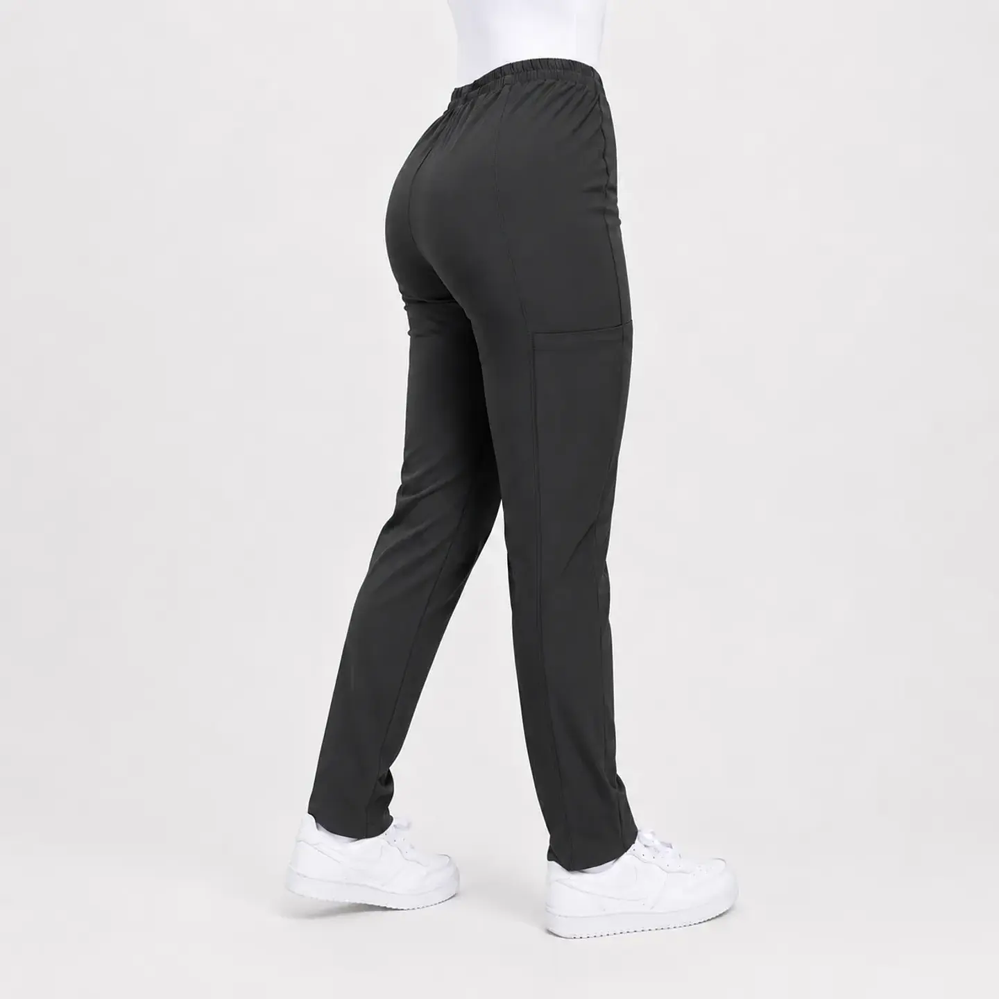 Pantalón Clínico Pitillo Antifluido para Mujer- Gris 2