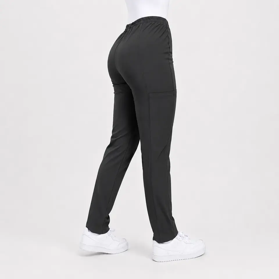 Pantalón Clínico Pitillo Antifluido para Mujer- Gris 2