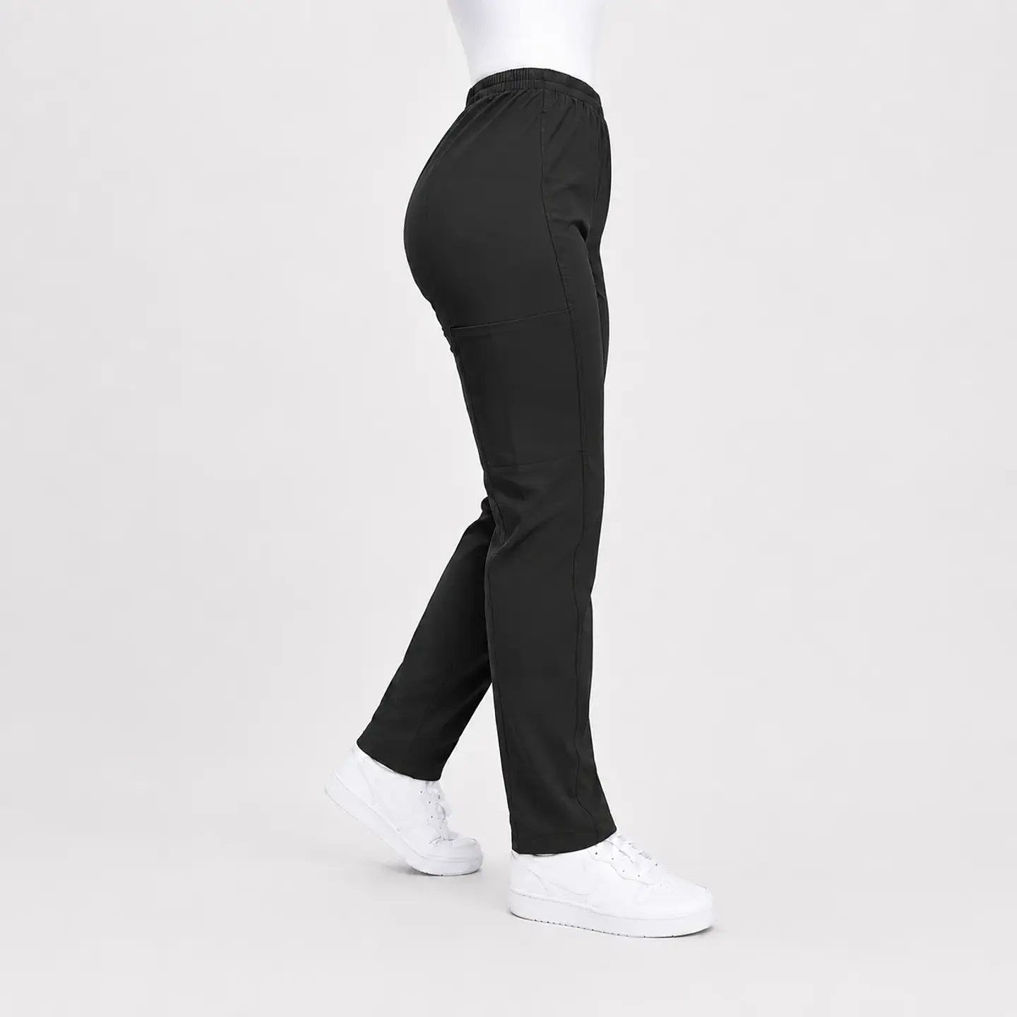 Pantalón Clínico Pitillo Antifluido para Mujer- Gris 4