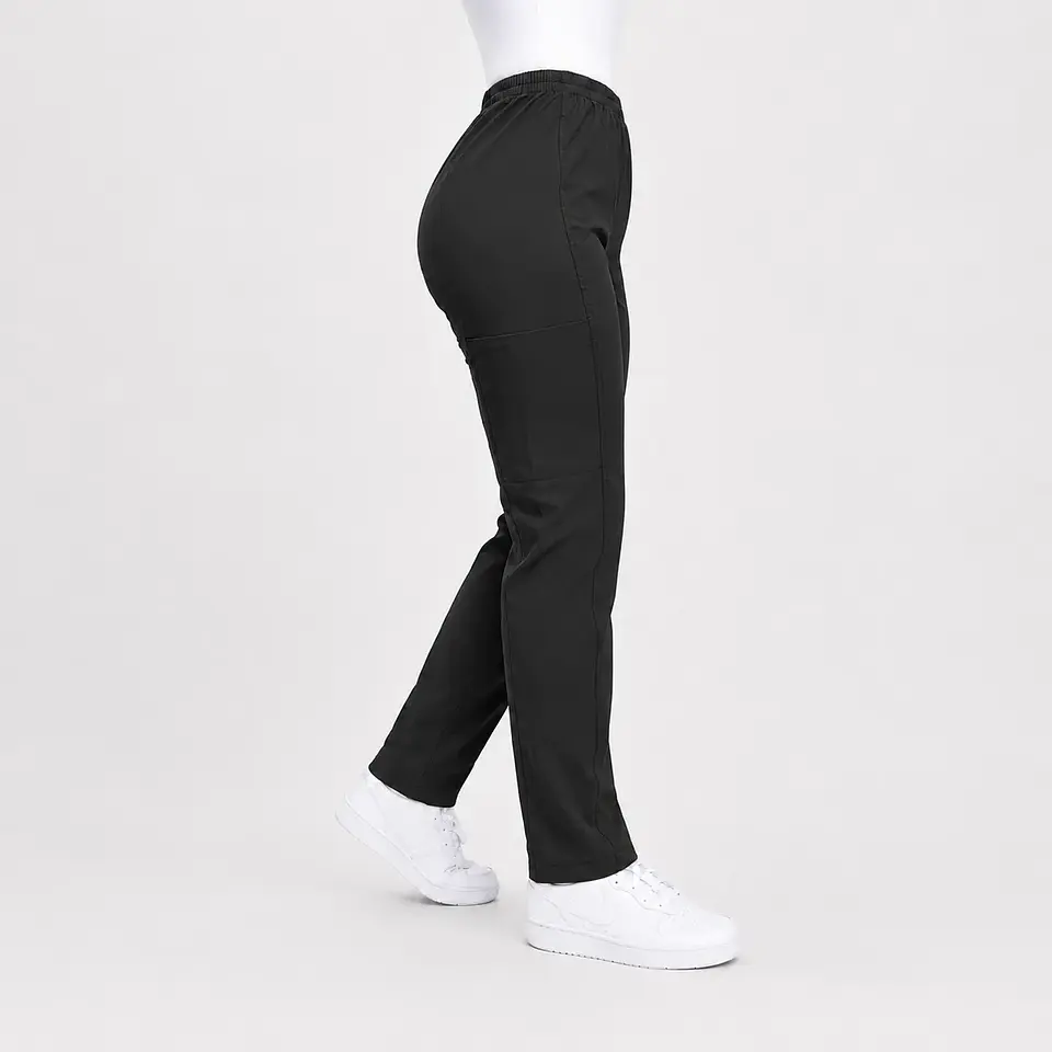 Pantalón Clínico Pitillo Antifluido para Mujer- Gris 4