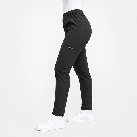Pantalón Clínico Pitillo Antifluido para Mujer- Gris