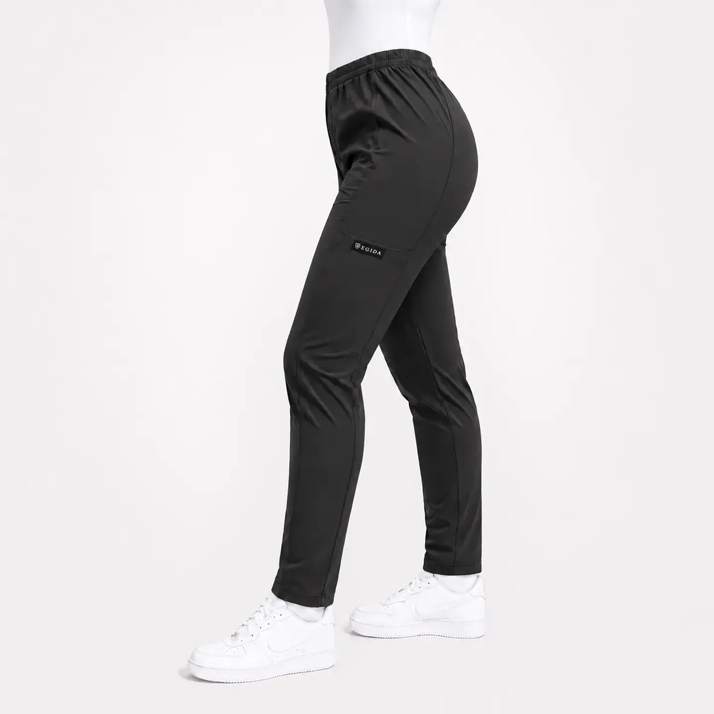 Pantalón Clínico Pitillo Antifluido para Mujer- Gris 1