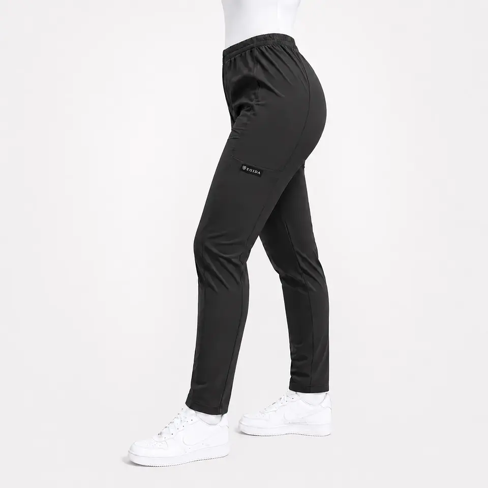 Pantalón Clínico Pitillo Antifluido para Mujer- Gris 1