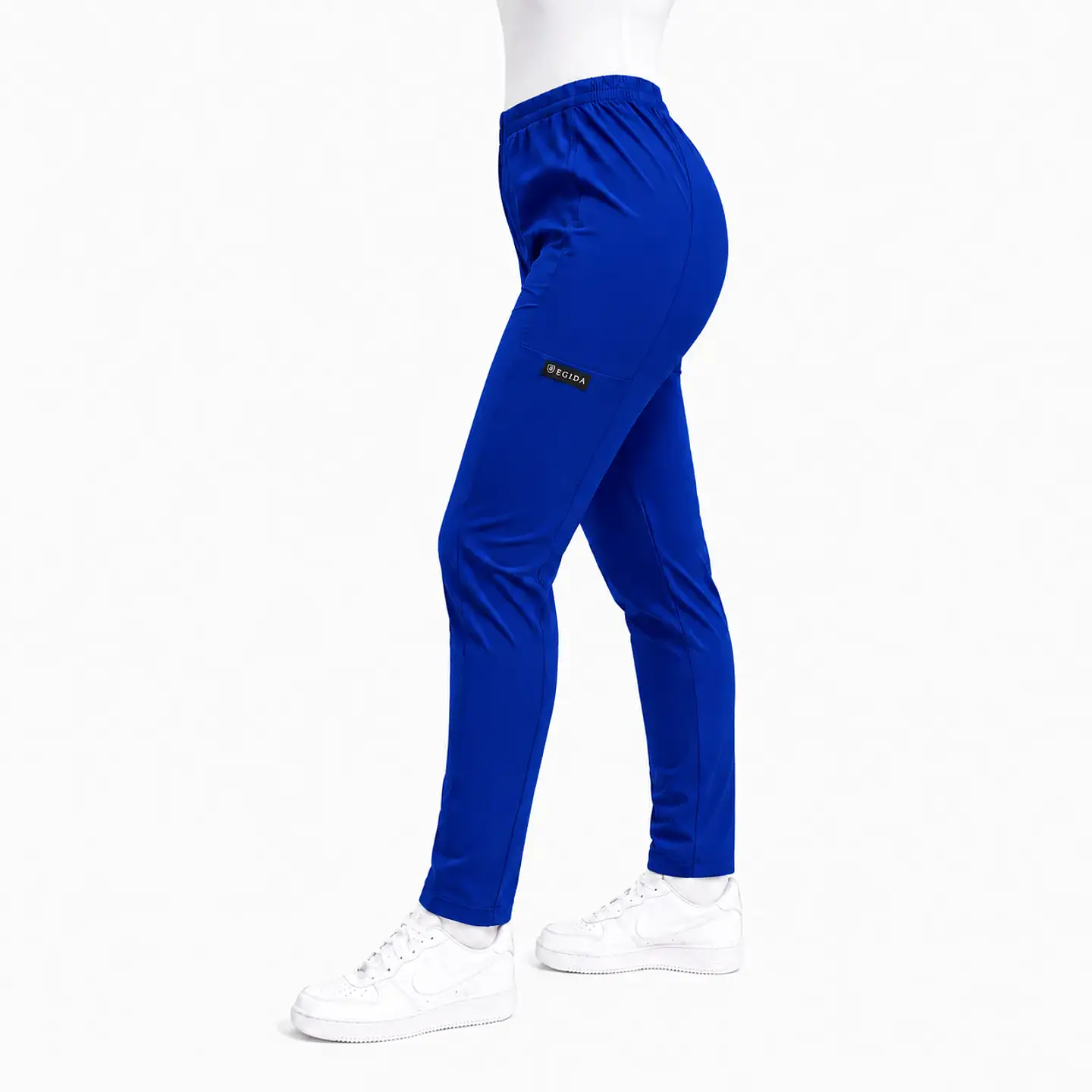 Pantalón Clínico Pitillo Antifluido para Mujer – Azul Rey 1
