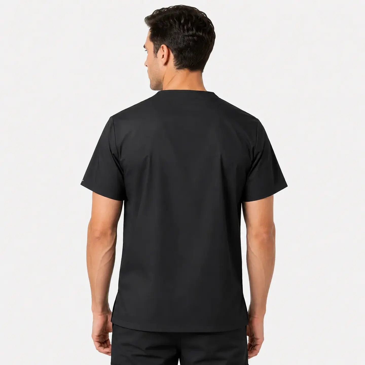 Polera Médica Ares Flex para Hombre – Negro 3