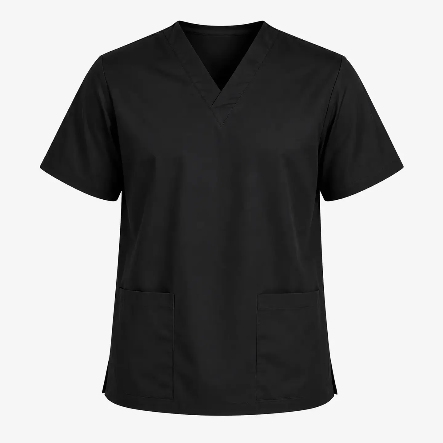 Polera Médica Ares Flex para Hombre – Negro 4