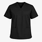 Polera Médica Ares Flex para Hombre – Negro - Miniatura 4