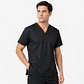 Polera Médica Ares Flex para Hombre – Negro - Miniatura 1