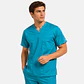 Polera Clínica Cargo Hombre Poplin Turquesa - Miniatura 1