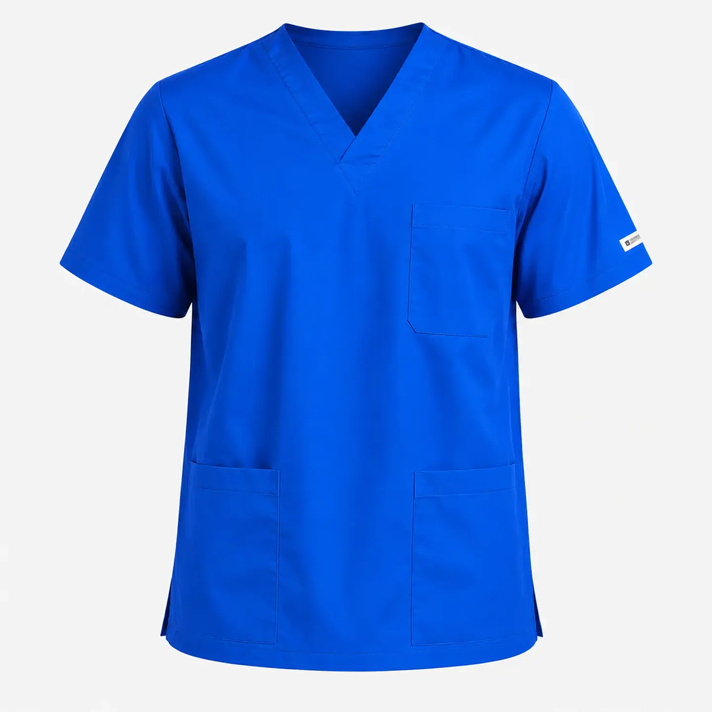 Polera Médica Ares Med Comfort Flex para Hombre – Azul Rey 4