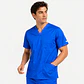 Polera Médica Ares Med Comfort Flex para Hombre – Azul Rey - Miniatura 1