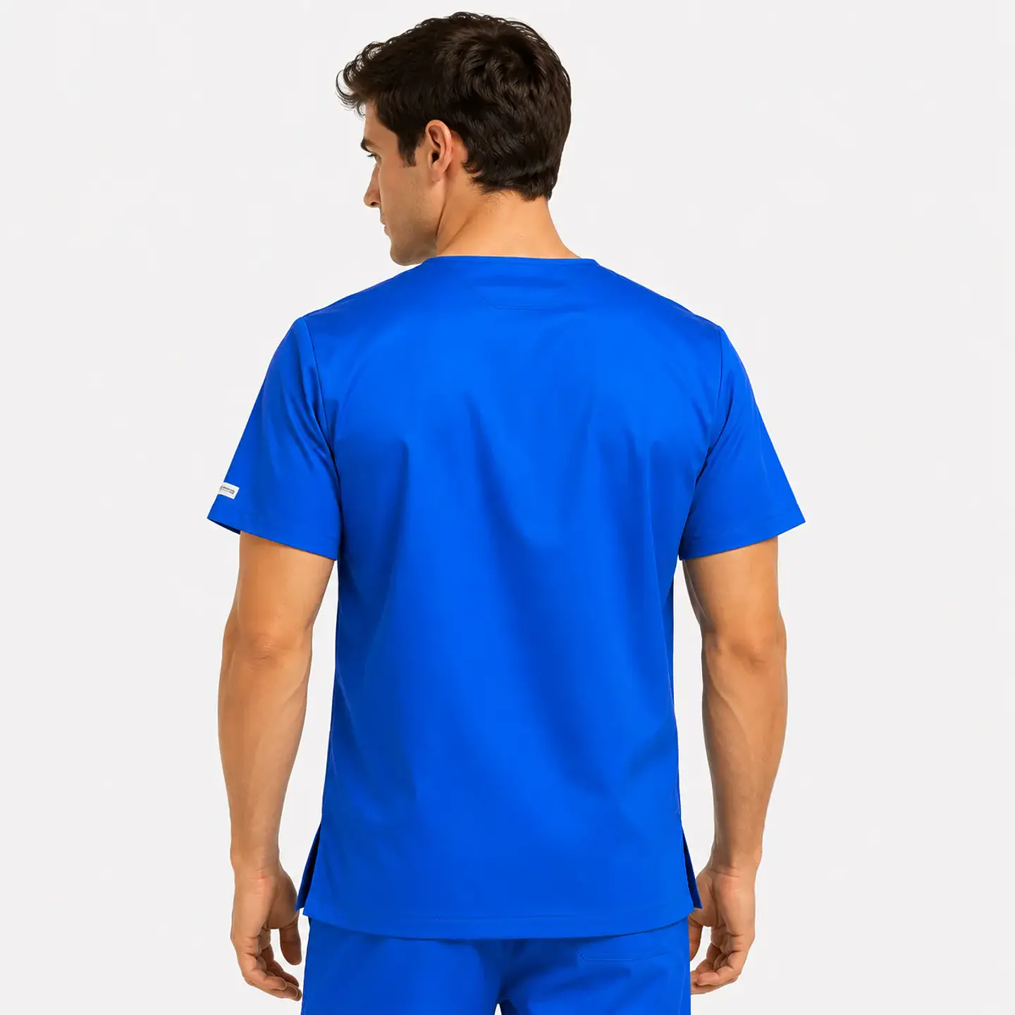 Polera Médica Ares Med Comfort Flex para Hombre – Azul Rey 3