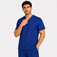 Polera Médica Ares Med Comfort Flex para Hombre – Azul Marino - Miniatura 2