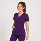 Blusa Clínica Venus Antifluido para Mujer – Morada - Miniatura 3