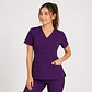Blusa Clínica Venus Antifluido para Mujer – Morada - Miniatura 1