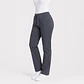 Pantalón médico gris para mujer con tiras de ajuste y dos bolsillos laterales - Miniatura 4