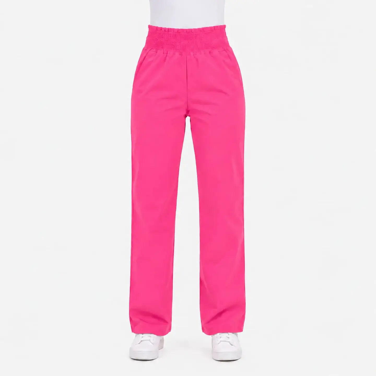 Pantalón Médico Rosado con pretina completa  2