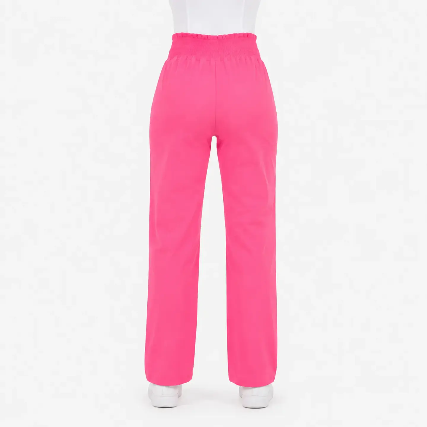 Pantalón Médico Rosado con pretina completa  4