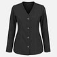 Blusa Clínica Antifluido Manga Larga con Botones para Mujer – Gris - Miniatura 3