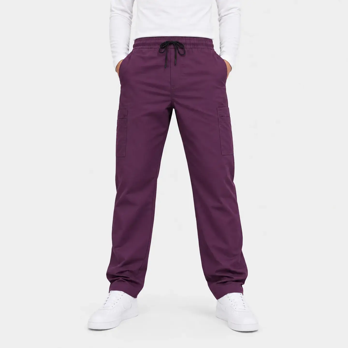 Pantalón Clínico Cargo Morado Hombre Antifluido 3