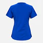Blusa Clínica Mujer Vera Azul Rey Antifluido  - Miniatura 4