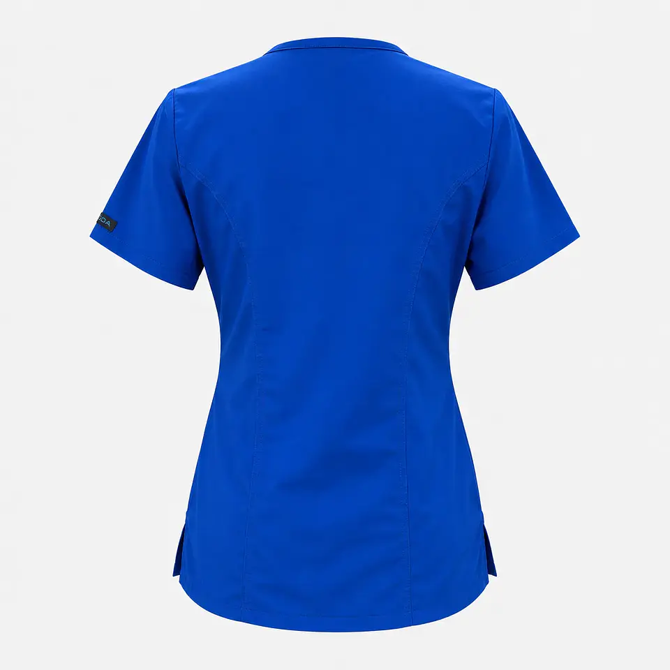 Blusa Clínica Mujer Vera Azul Rey Antifluido  4