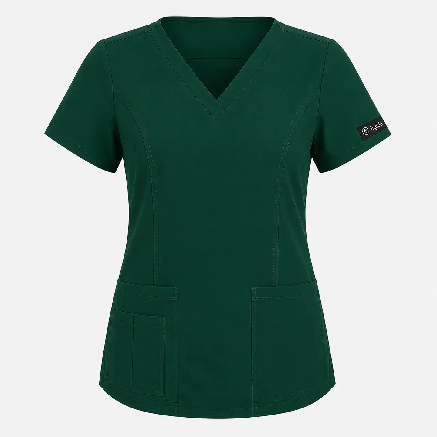 Blusa Clínica Mujer Iris Verde Botella Antifluido  3