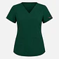 Blusa Clínica Mujer Iris Verde Botella Antifluido  - Miniatura 3