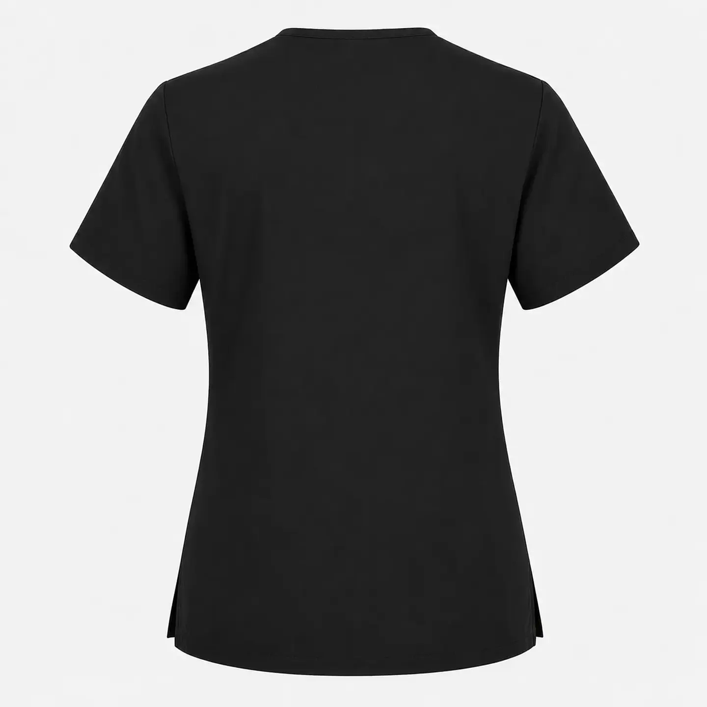 Blusa Clínica Mujer Flex Negra  3