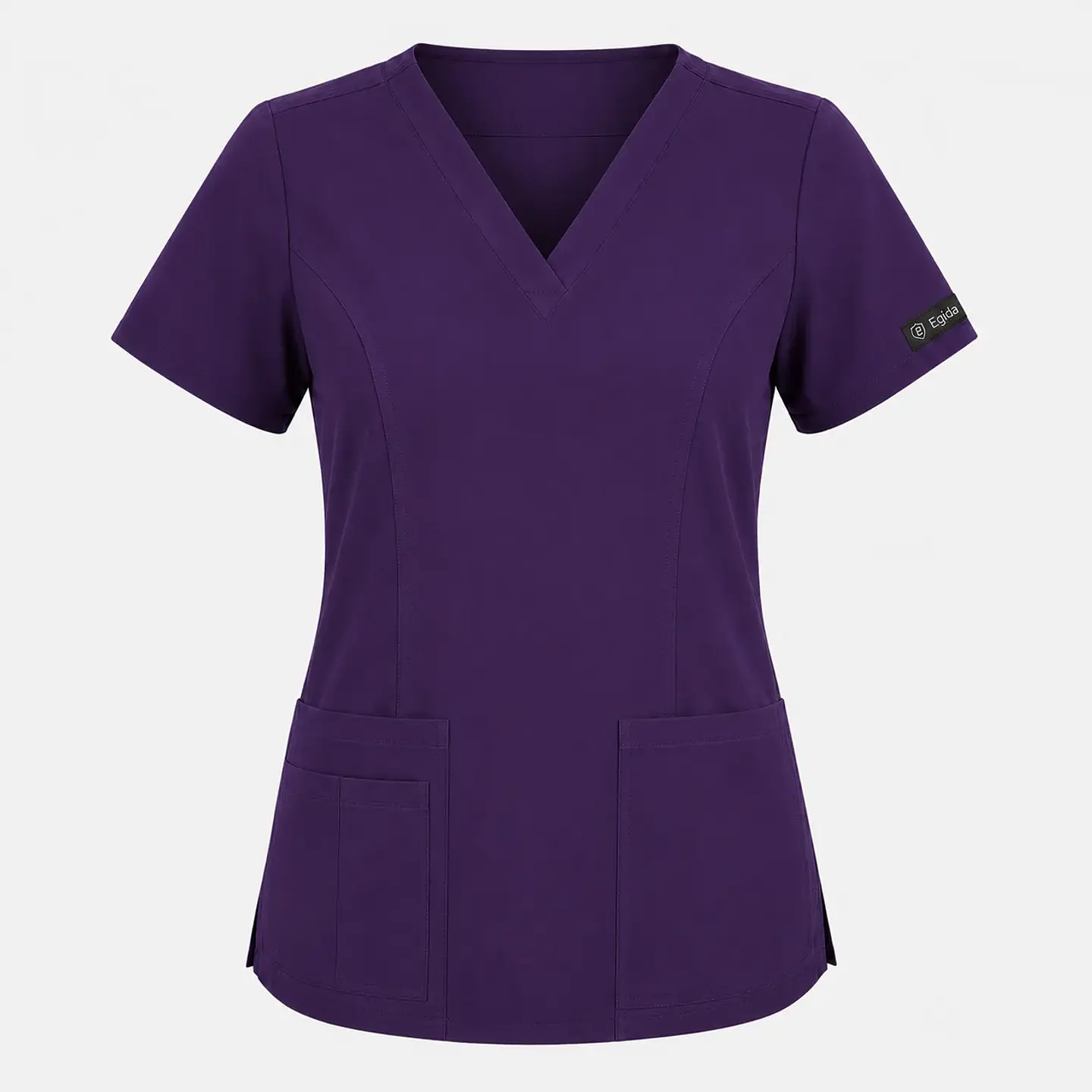 Blusa Clínica Mujer Iris Morado Antifluido 3