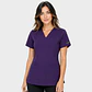 Blusa Clínica Mujer Iris Morado Antifluido - Miniatura 2