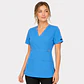 Blusa Clínica Mujer Cargo Antifluido Celeste Cielo  - Miniatura 1