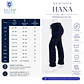 Pantalón Clínico Recto Hana Mujer Celeste Antifluido | Linea Aesthetic - Miniatura 4