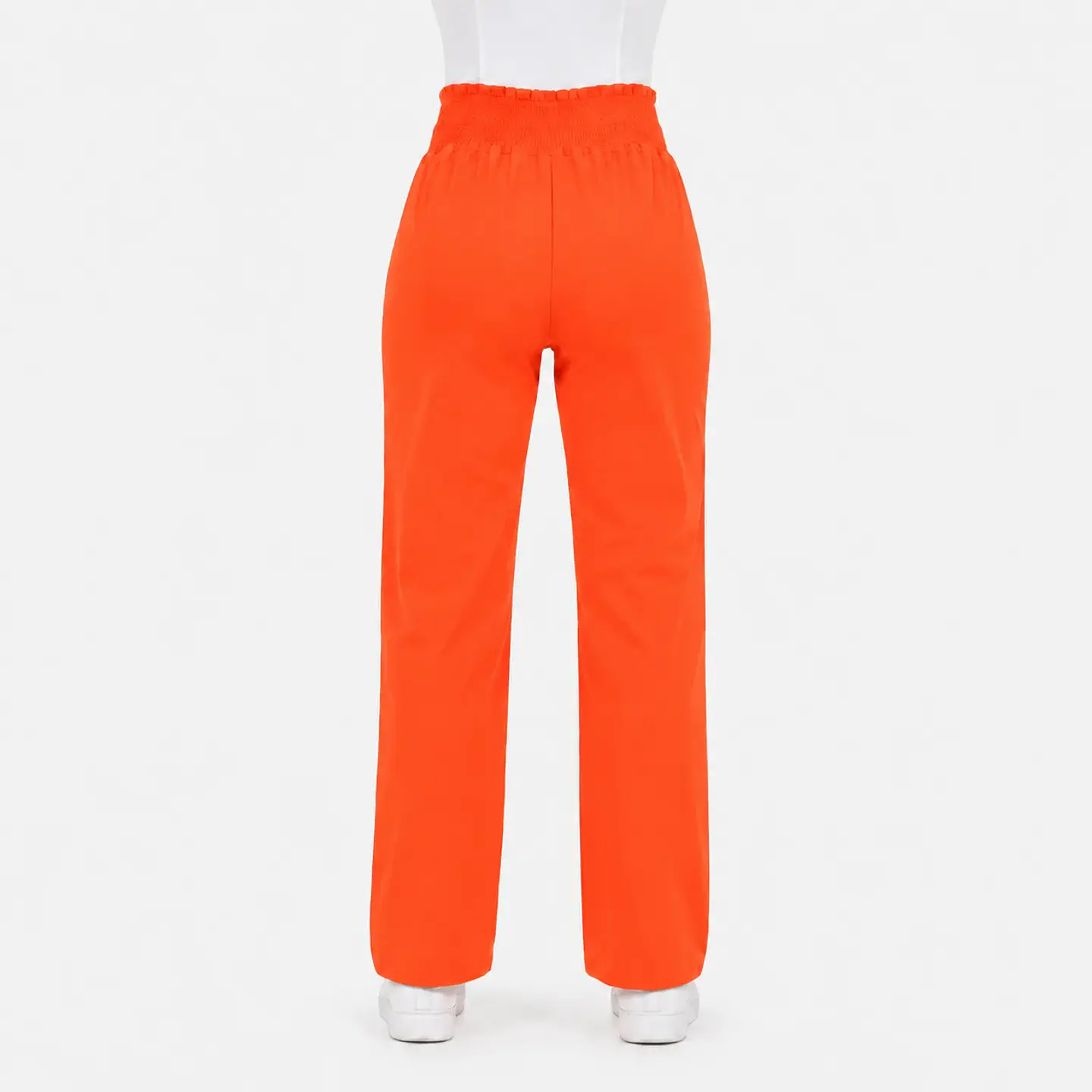 Pantalón Médico Naranja con pretina completa  4